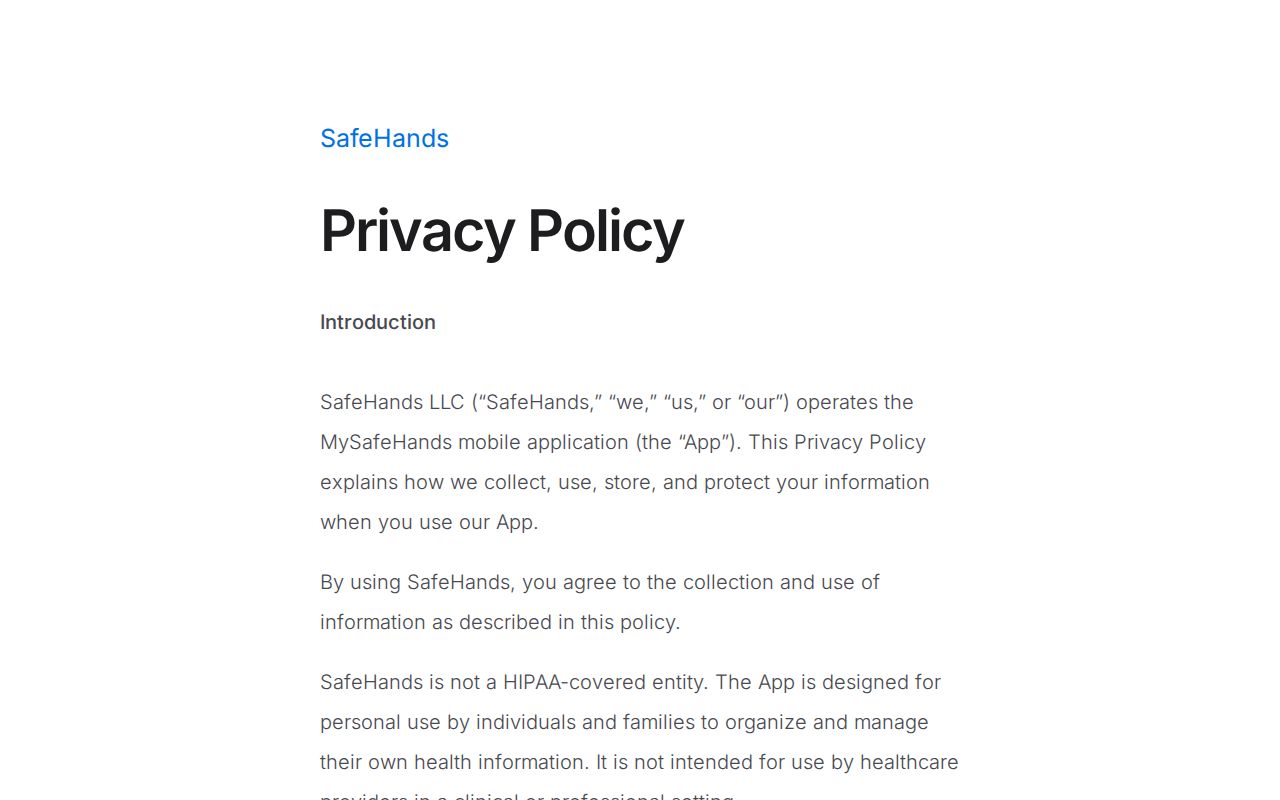 Privacy Policy